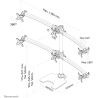 Neomounts MONITOR ACC DESK MOUNT 10-27"/FPMA-D700DD6 NEOMOUNTS