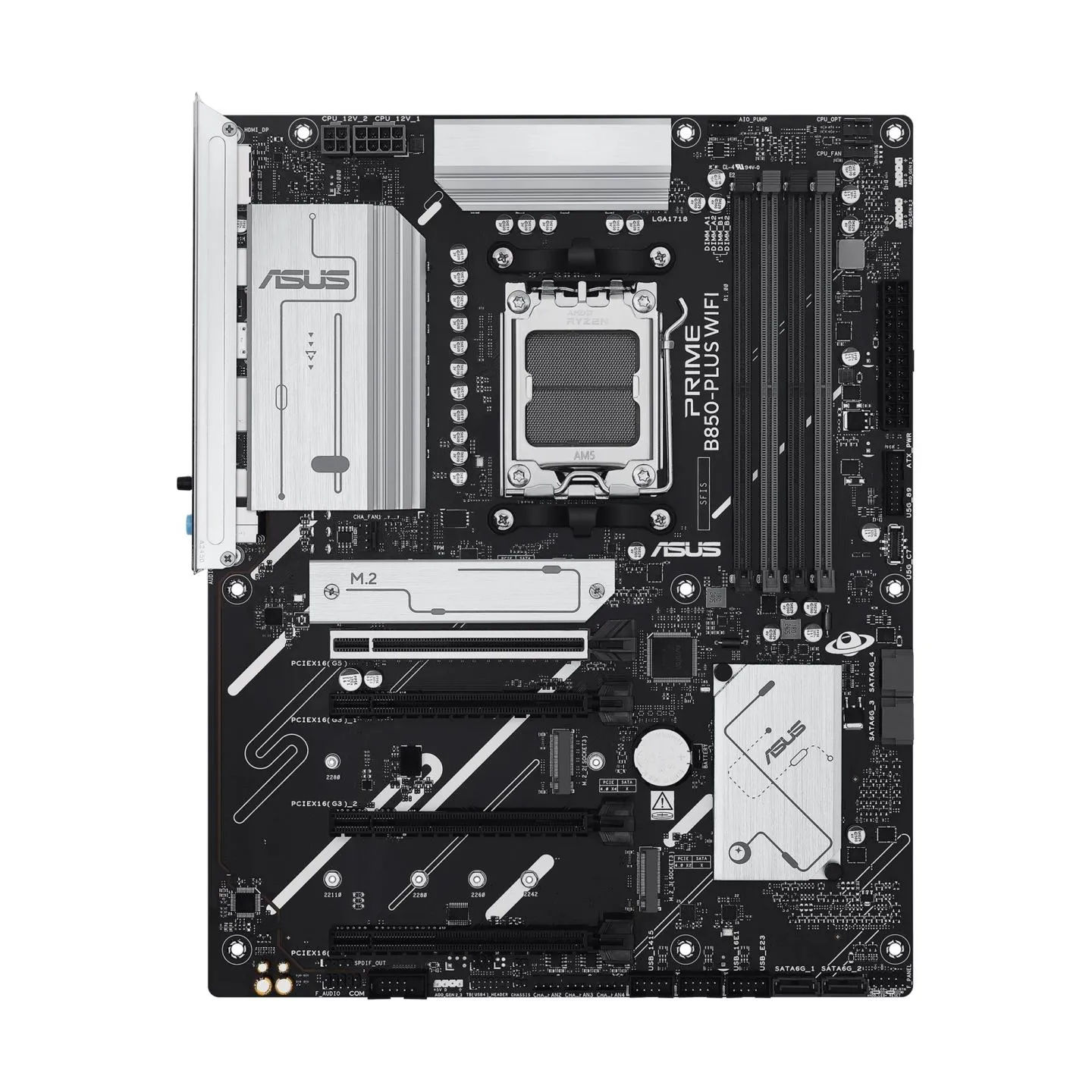 Asus PRIME B850-PLUS WIFI | Processor family AMD | Processor socket AM5 | DDR5 | Supported hard disk drive interfaces M.2, SATA 