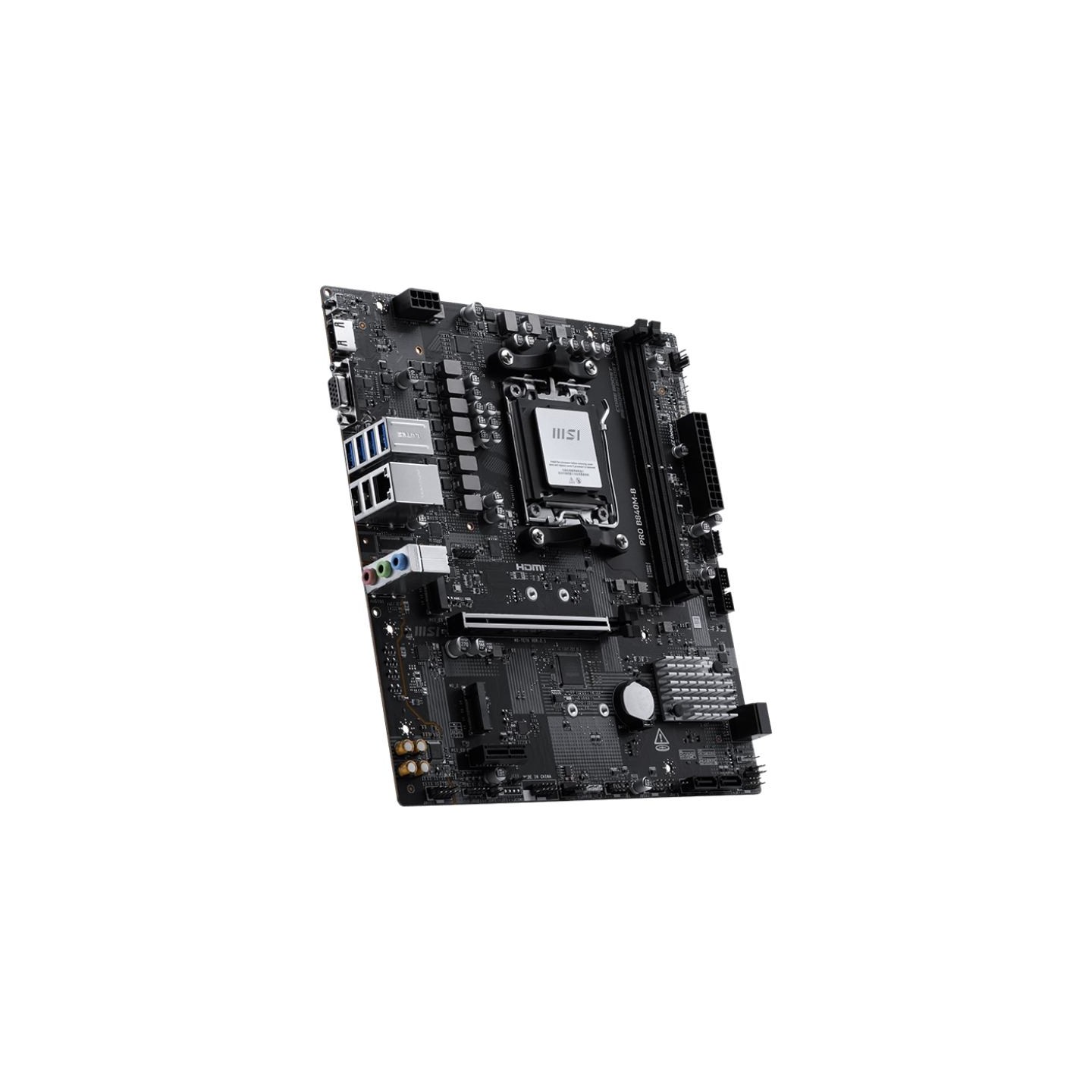 MSI PRO B840M-B | Processor family AMD | Processor socket AM5 | DDR5 | Supported hard disk drive interfaces SATA, M.2 | Number o