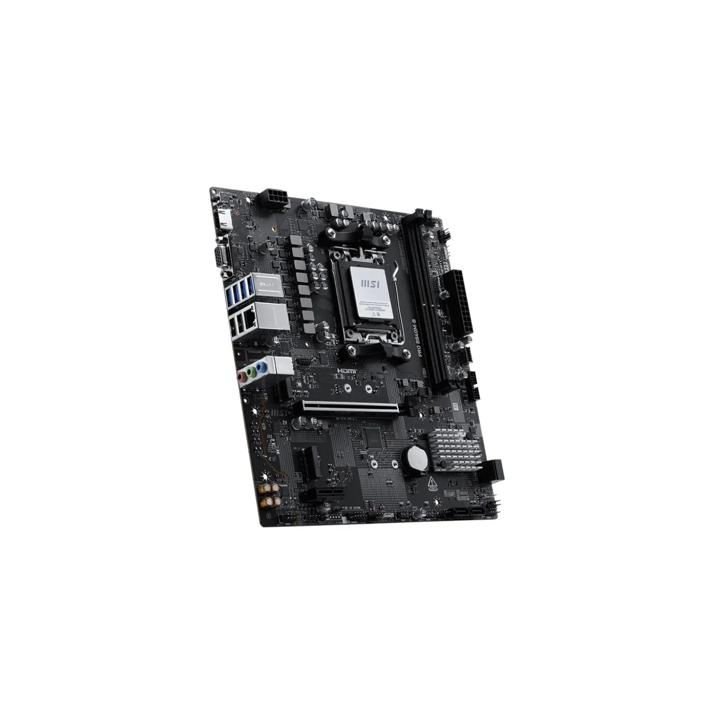 MSI PRO B840M-B | Processor family AMD | Processor socket AM5 | DDR5 | Supported hard disk drive interfaces SATA, M.2 | Number o