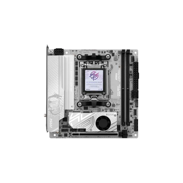MSI MPG B850I EDGE TI WIFI | Processor family AMD B850 | Processor socket AM5 | DDR5 | Supported hard disk drive interfaces SATA