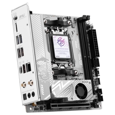 MSI MPG B850I EDGE TI WIFI | Processor family AMD B850 | Processor socket AM5 | DDR5 | Supported hard disk drive interfaces SATA