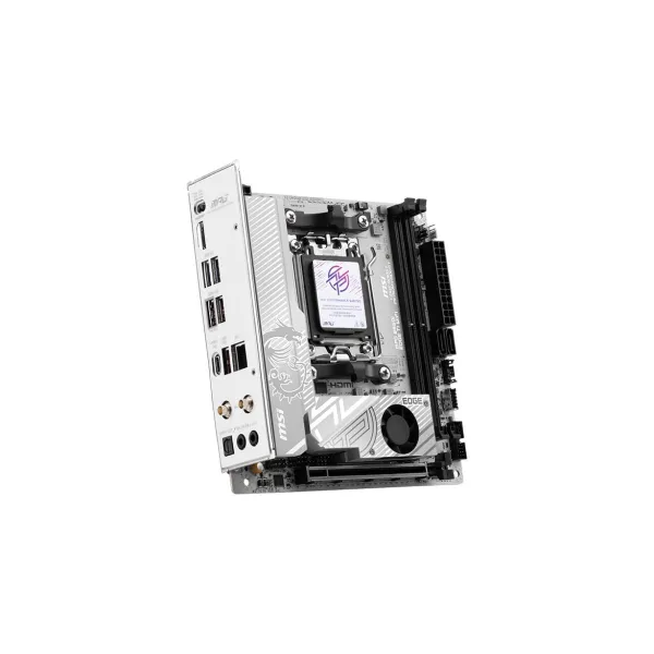 MSI MPG B850I EDGE TI WIFI | Processor family AMD B850 | Processor socket AM5 | DDR5 | Supported hard disk drive interfaces SATA