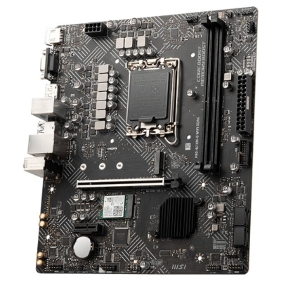 MSI PRO H610M-G WIFI DDR4 | Processor family Intel | Processor socket LGA1700 | DDR4 | Supported hard disk drive interfaces SATA