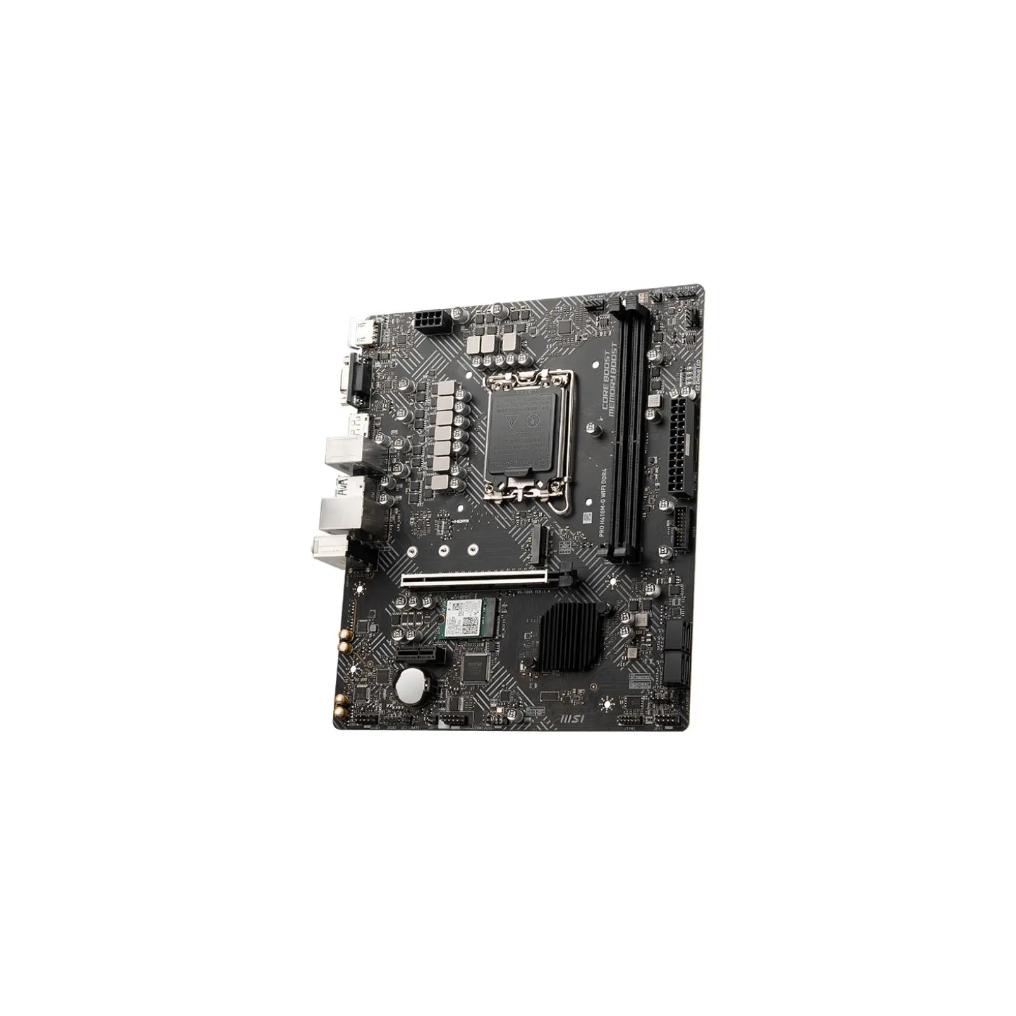 MSI PRO H610M-G WIFI DDR4 | Processor family Intel | Processor socket LGA1700 | DDR4 | Supported hard disk drive interfaces SATA