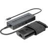 HP Universal USB-C Multiport Hub with 65W Power Adapter Notebook Charger - 2x USB-A, 2x USB-C(65W/Data), DisplayPort/HDMI, RJ-45
