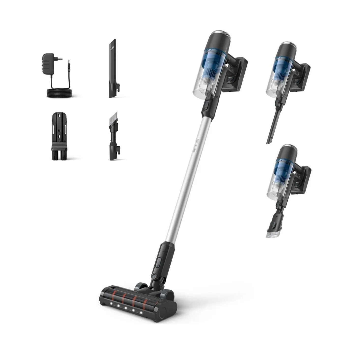Philips Vacuum Cleaner|PHILIPS|Upright/Bagless|Noise 80 dB|Black|Weight 1.2 kg|XC3032/01