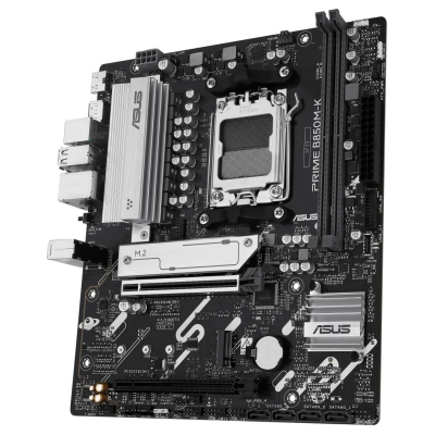 Asus PRIME B850M-K | Processor family AMD | Processor socket AM5 | DDR5 | Supported hard disk drive interfaces SATA, M.2 | Numbe
