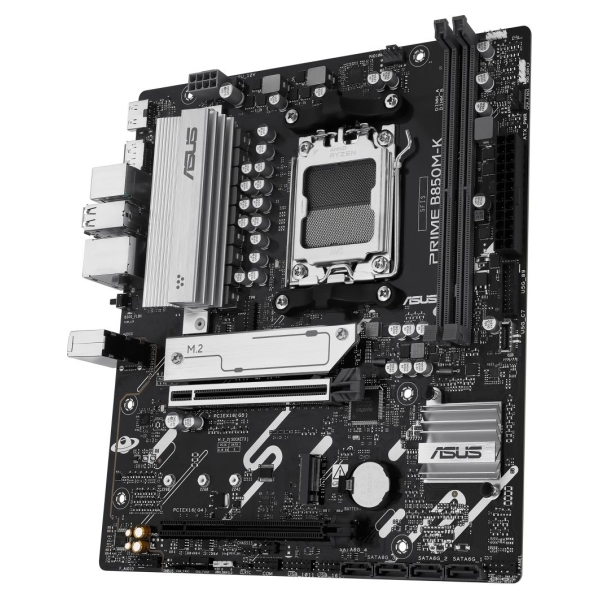 Asus PRIME B850M-K | Processor family AMD | Processor socket AM5 | DDR5 | Supported hard disk drive interfaces SATA, M.2 | Numbe