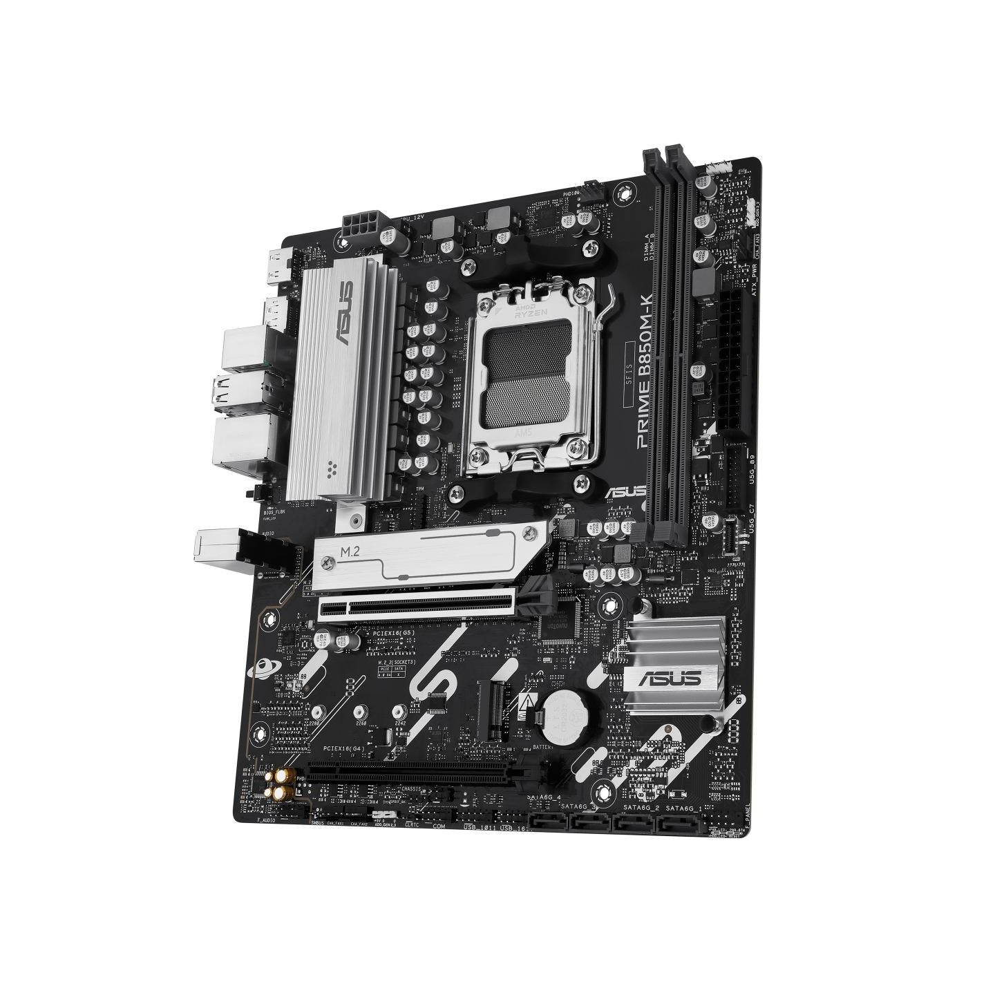 Asus PRIME B850M-K | Processor family AMD | Processor socket AM5 | DDR5 | Supported hard disk drive interfaces SATA, M.2 | Numbe