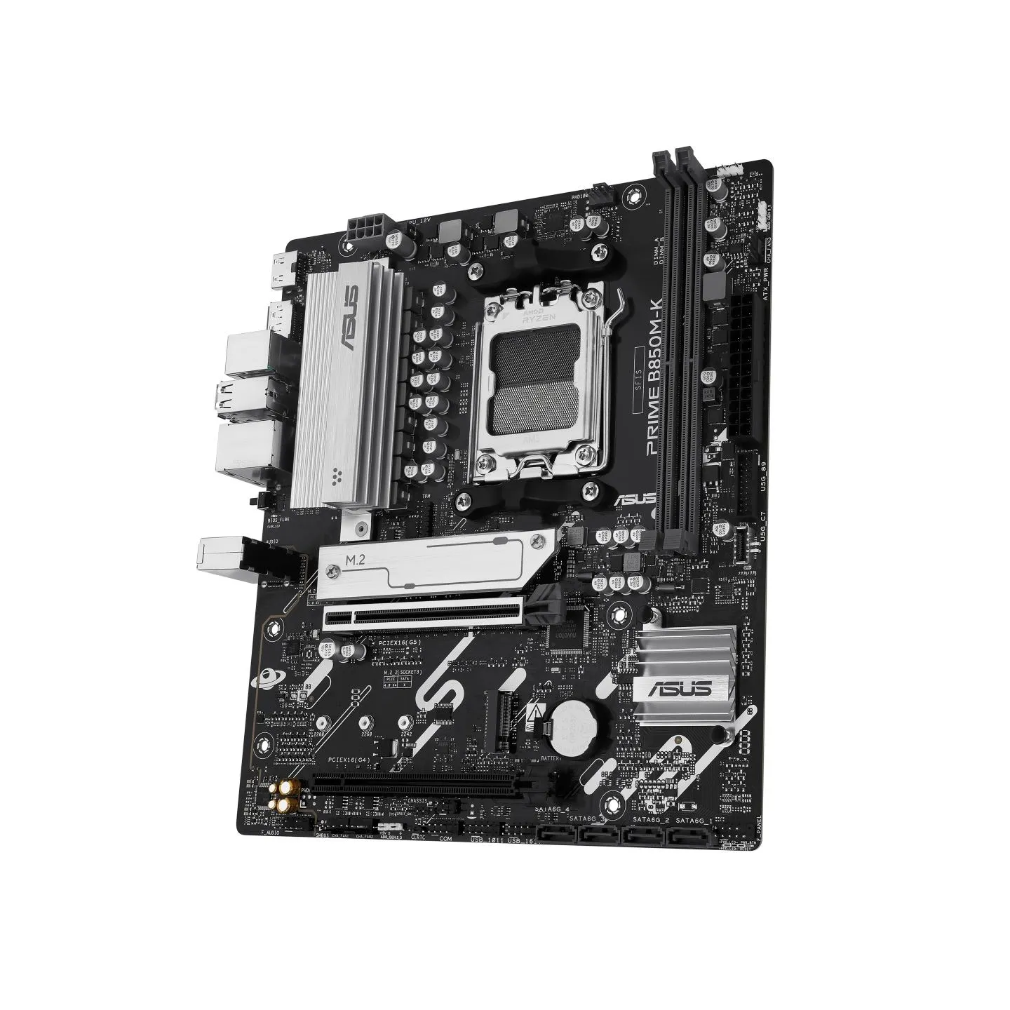 Asus PRIME B850M-K | Processor family AMD | Processor socket AM5 | DDR5 | Supported hard disk drive interfaces SATA, M.2 | Numbe