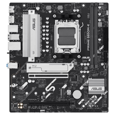 Asus PRIME B850M-K | Processor family AMD | Processor socket AM5 | DDR5 | Supported hard disk drive interfaces SATA, M.2 | Numbe