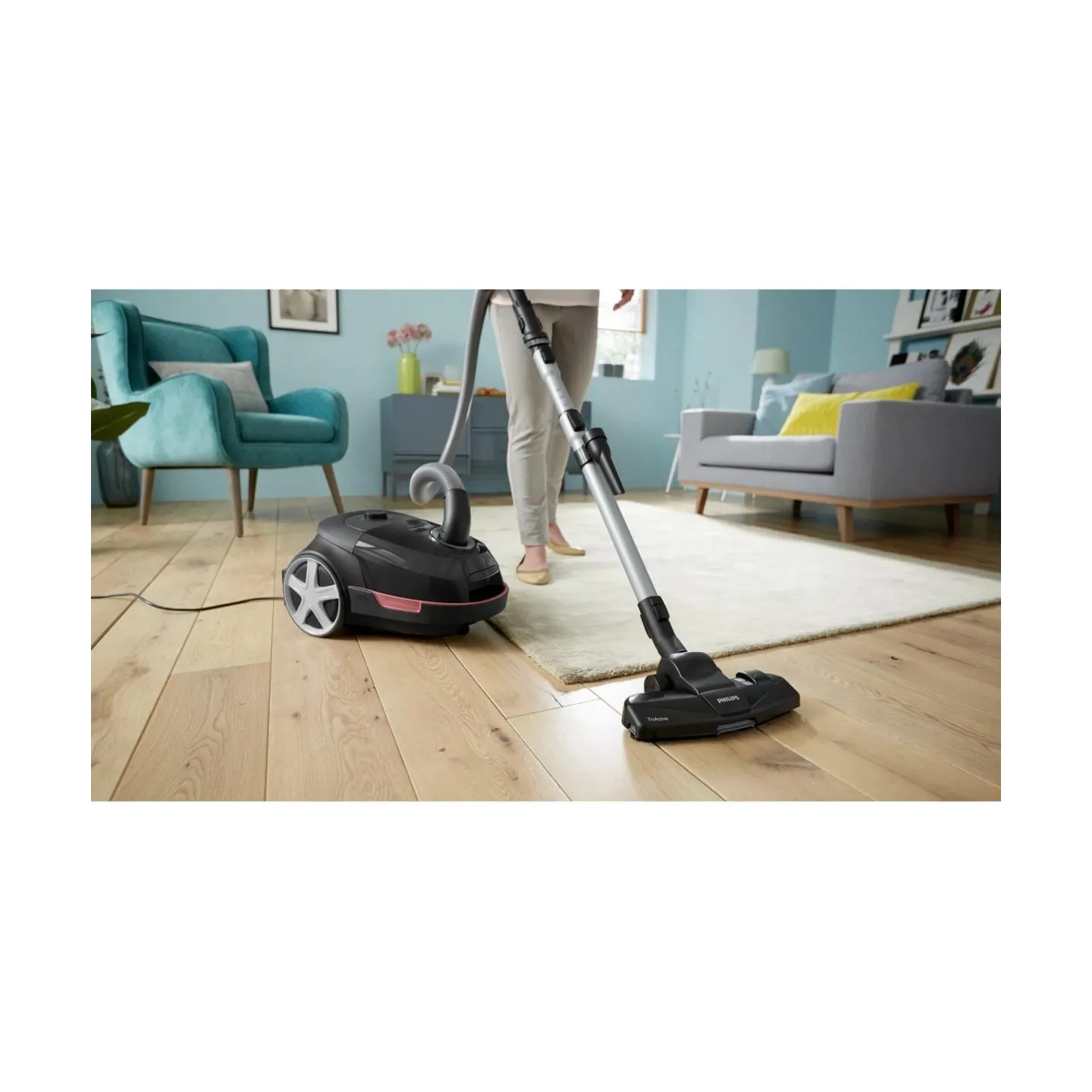 Philips Vacuum Cleaner|PHILIPS|XD5123/10|Bagged|900 Watts|Capacity 4 l|Noise 77 dB|Black|Weight 4.6 kg|XD5123/10