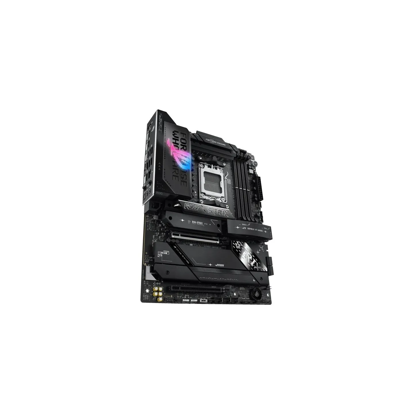 Asus ROG STRIX X870E-E GAMING WIFI | Processor family AMD | Processor socket AM5 | DDR5 | Supported hard disk drive interfaces S