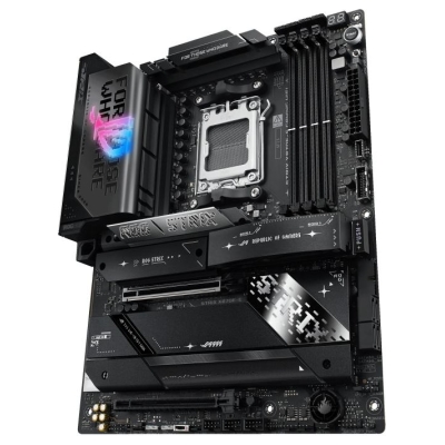 Asus ROG STRIX X870E-E GAMING WIFI | Processor family AMD | Processor socket AM5 | DDR5 | Supported hard disk drive interfaces S