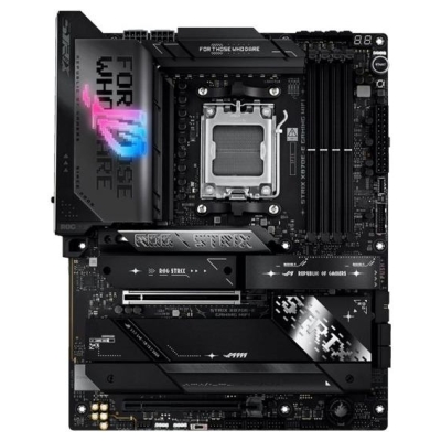 Asus ROG STRIX X870E-E GAMING WIFI | Processor family AMD | Processor socket AM5 | DDR5 | Supported hard disk drive interfaces S