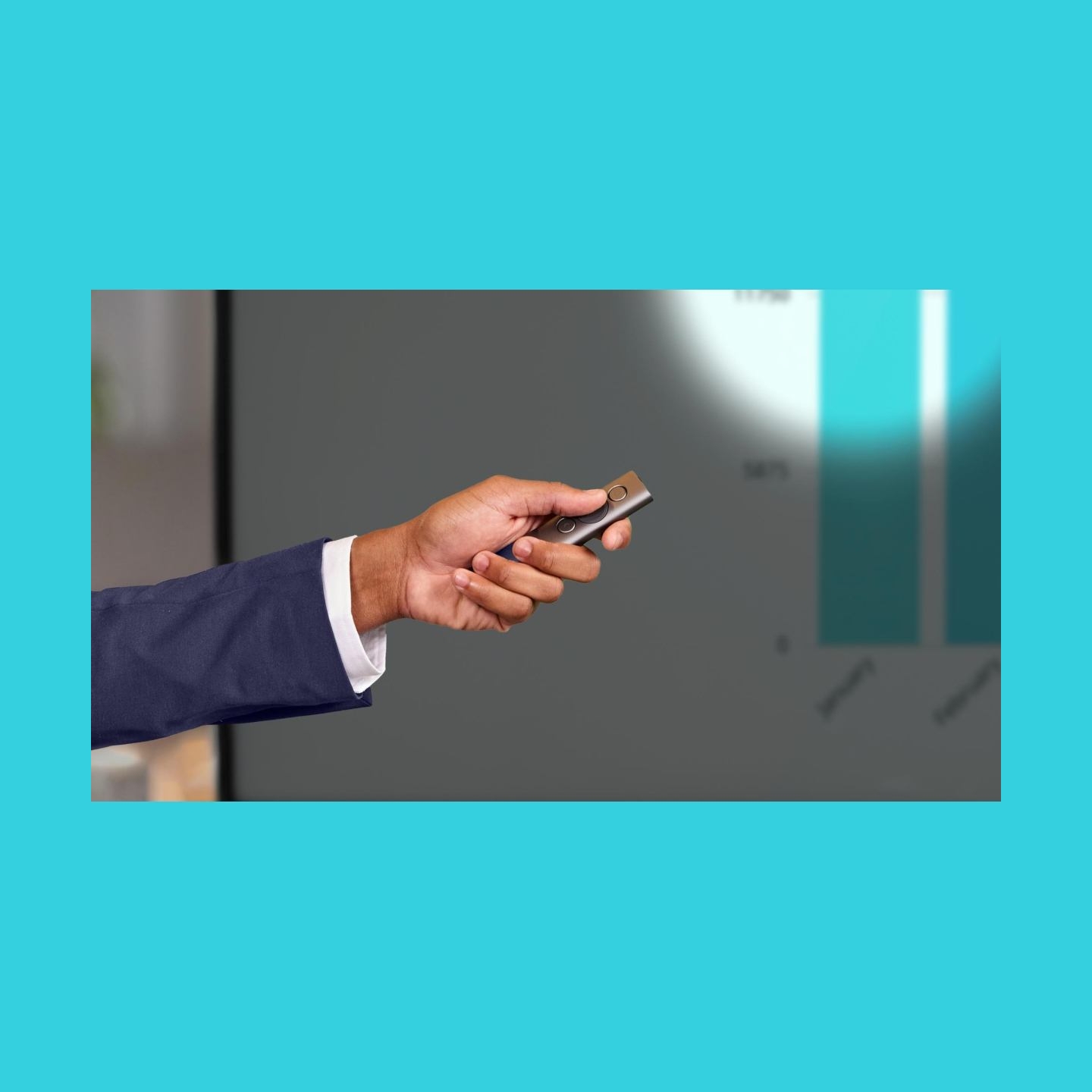Logitech LOGI Spotlight Presentation Remote SLATE