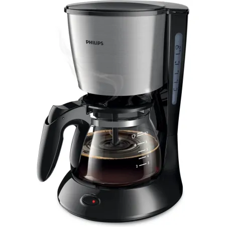 Philips Daily Collection Coffee maker HD7435/20 With glass jug Black & metal / HD7435/20