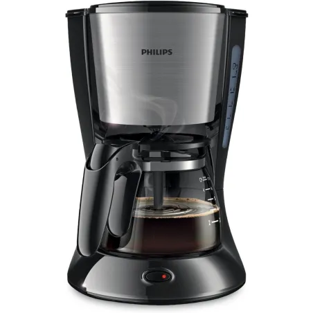 Philips Daily Collection Coffee maker HD7435/20 With glass jug Black & metal / HD7435/20