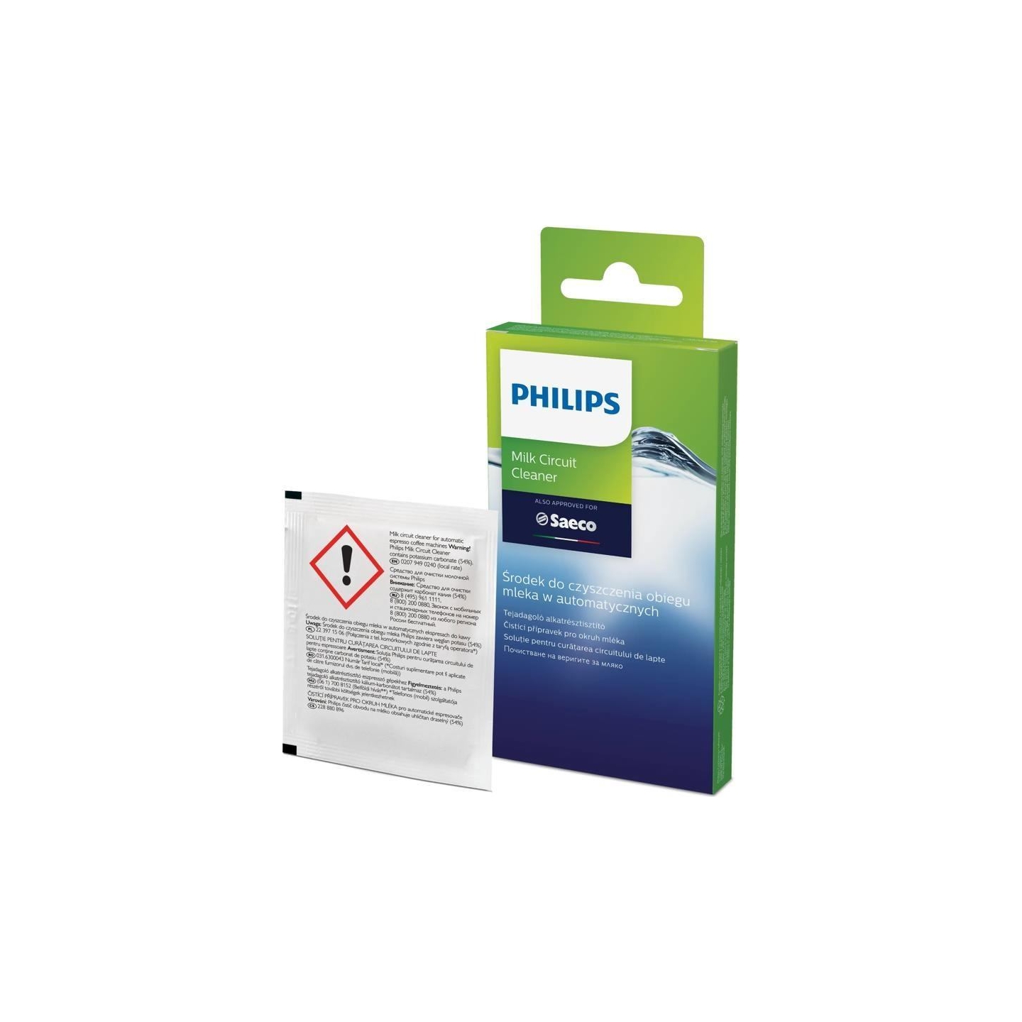 Philips Milk circuit cleaner sachets CA6705/10 Same as CA6705/60 For 6 uses / CA6705/10