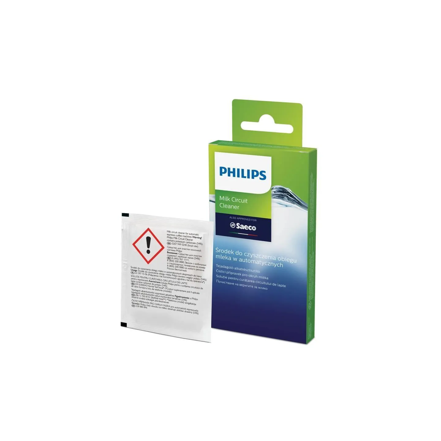Philips Milk circuit cleaner sachets CA6705/10 Same as CA6705/60 For 6 uses / CA6705/10