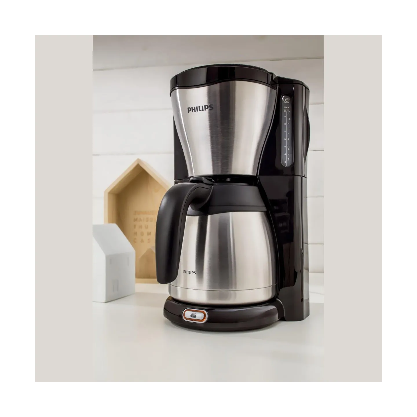 Philips | Coffee Maker | HD7546/20 | Drip | 1000 W | Black/Metal