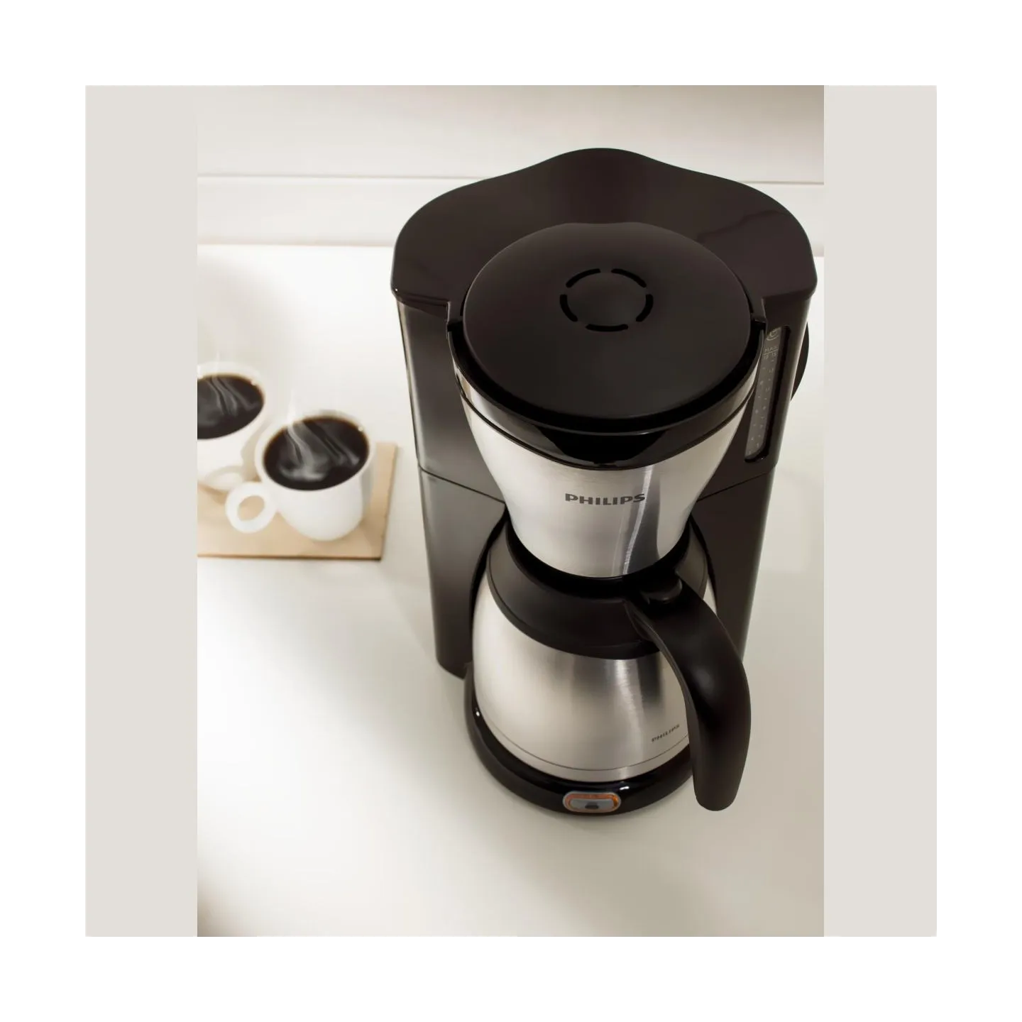 Philips | Coffee Maker | HD7546/20 | Drip | 1000 W | Black/Metal