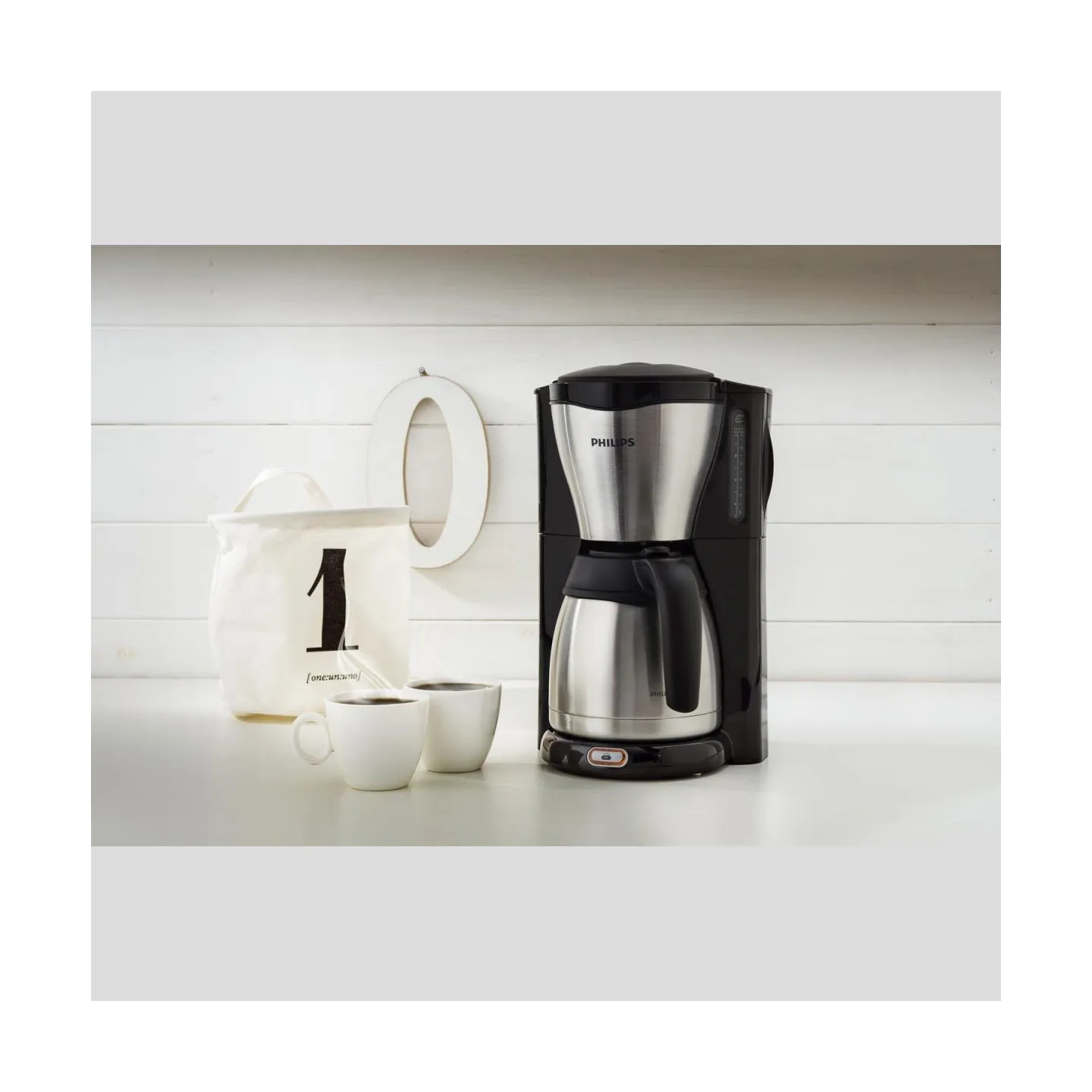 Philips | Coffee Maker | HD7546/20 | Drip | 1000 W | Black/Metal