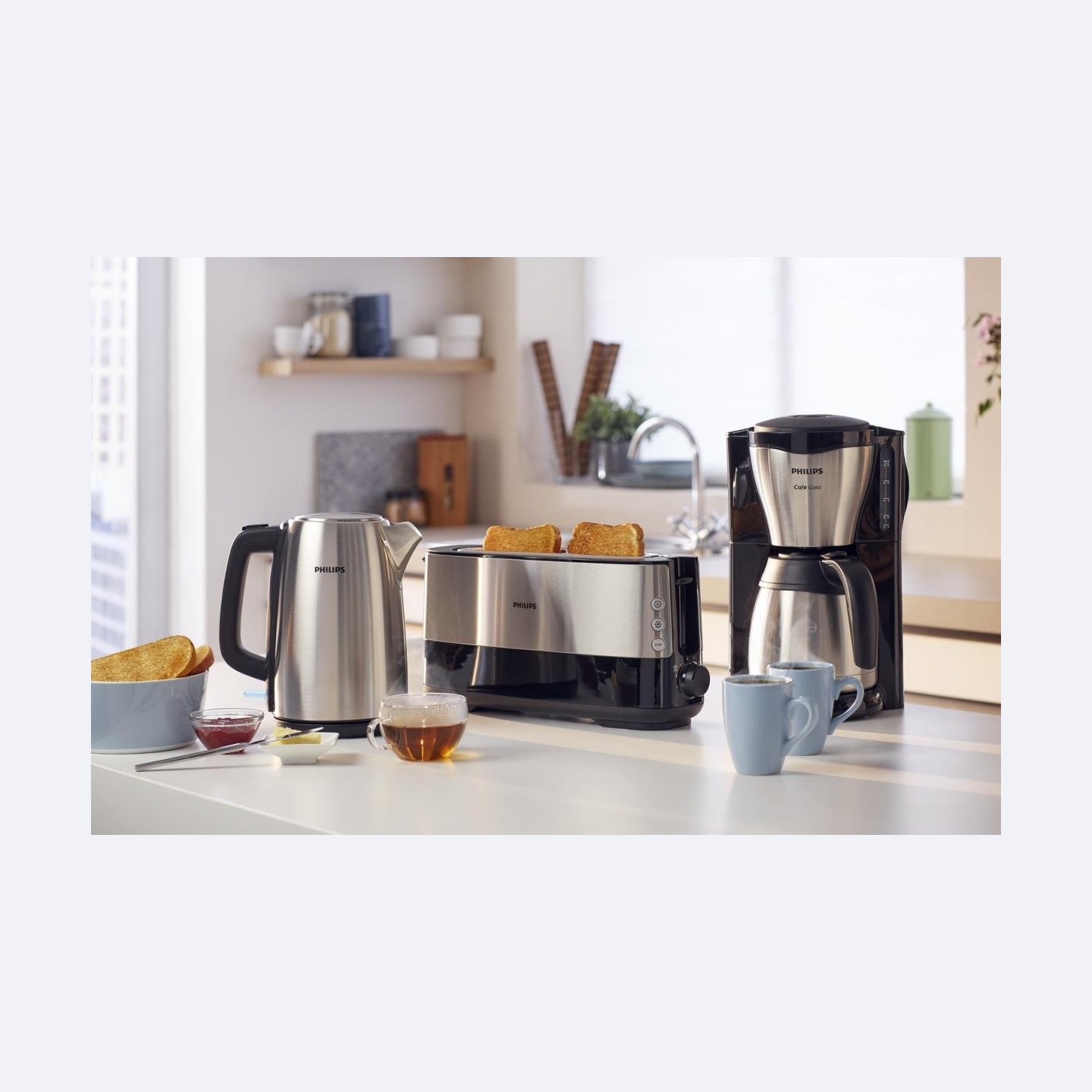 Philips | Coffee Maker | HD7546/20 | Drip | 1000 W | Black/Metal