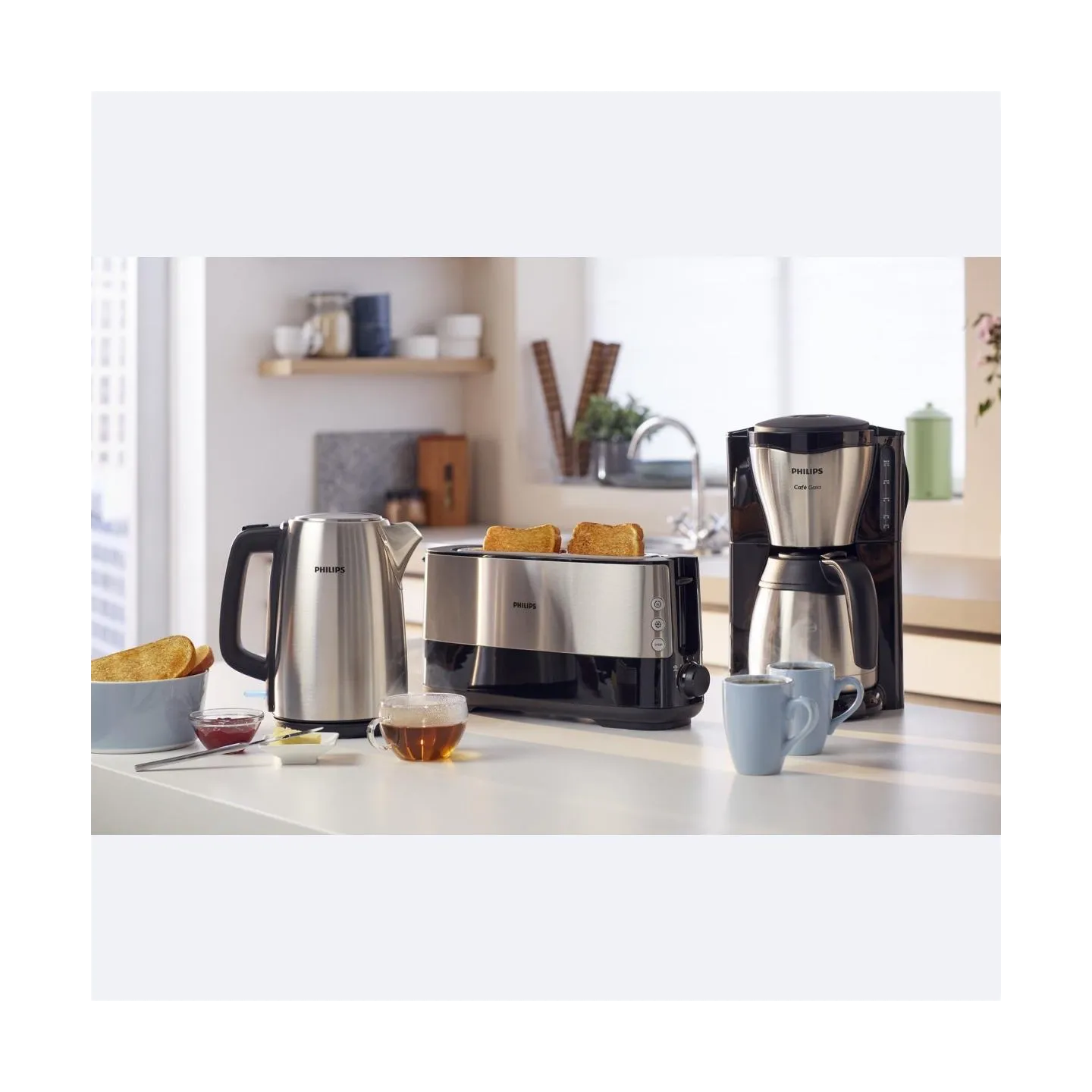 Philips | Coffee Maker | HD7546/20 | Drip | 1000 W | Black/Metal