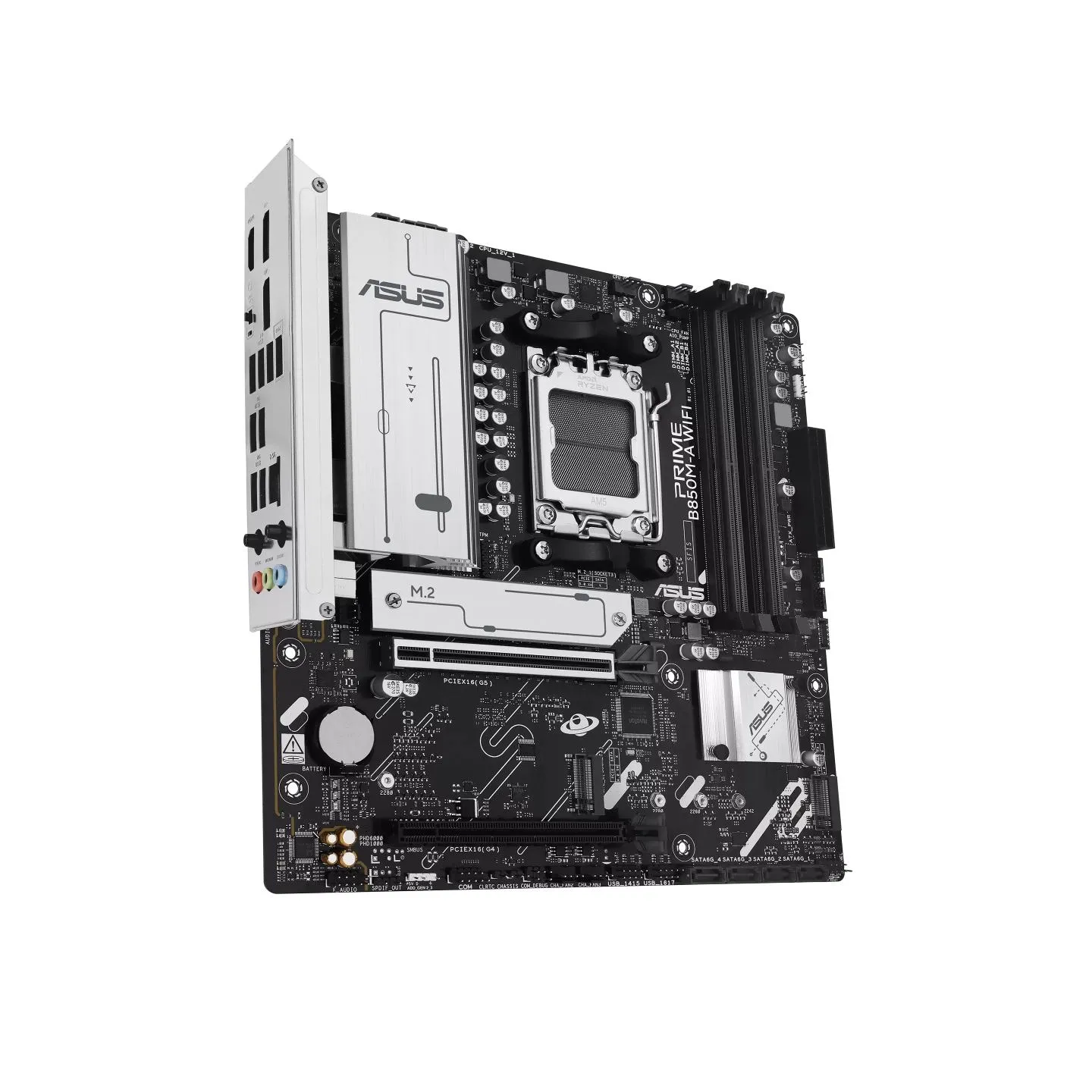 Asus PRIME B850M-A WIFI | Processor family AMD | Processor socket AM5 | DDR5 | Supported hard disk drive interfaces SATA, M.2 | 
