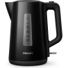Philips Kettle HD9318/20 2200W 1.7l Orbit plastic kettle, spring lid, pilot light, black / HD9318/20