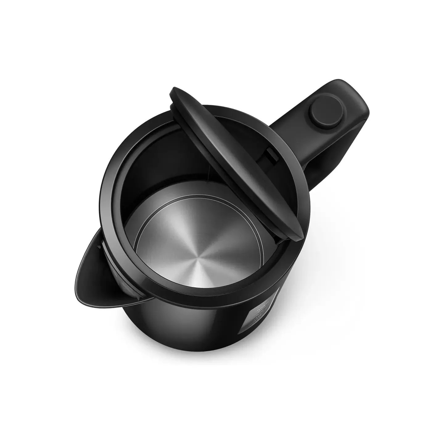 Philips Kettle HD9318/20 2200W 1.7l Orbit plastic kettle, spring lid, pilot light, black / HD9318/20