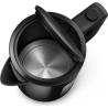 Philips Kettle HD9318/20 2200W 1.7l Orbit plastic kettle, spring lid, pilot light, black / HD9318/20