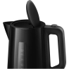 Philips Kettle HD9318/20 2200W 1.7l Orbit plastic kettle, spring lid, pilot light, black / HD9318/20