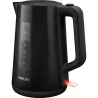 Philips Kettle HD9318/20 2200W 1.7l Orbit plastic kettle, spring lid, pilot light, black / HD9318/20