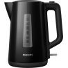 Philips Kettle HD9318/20 2200W 1.7l Orbit plastic kettle, spring lid, pilot light, black / HD9318/20