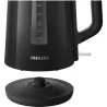 Philips Kettle HD9318/20 2200W 1.7l Orbit plastic kettle, spring lid, pilot light, black / HD9318/20