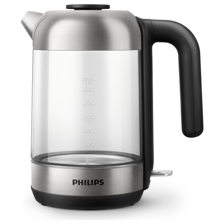 Philips Kettle HD9339/80 2200W 1.7l, Crystal glass, light status indicator / HD9339/80