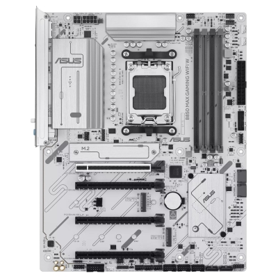 Asus B850 MAX GAMING WIFI W | Processor family AMD | Processor socket AM5 | DDR5 | Supported hard disk drive interfaces SATA, M.