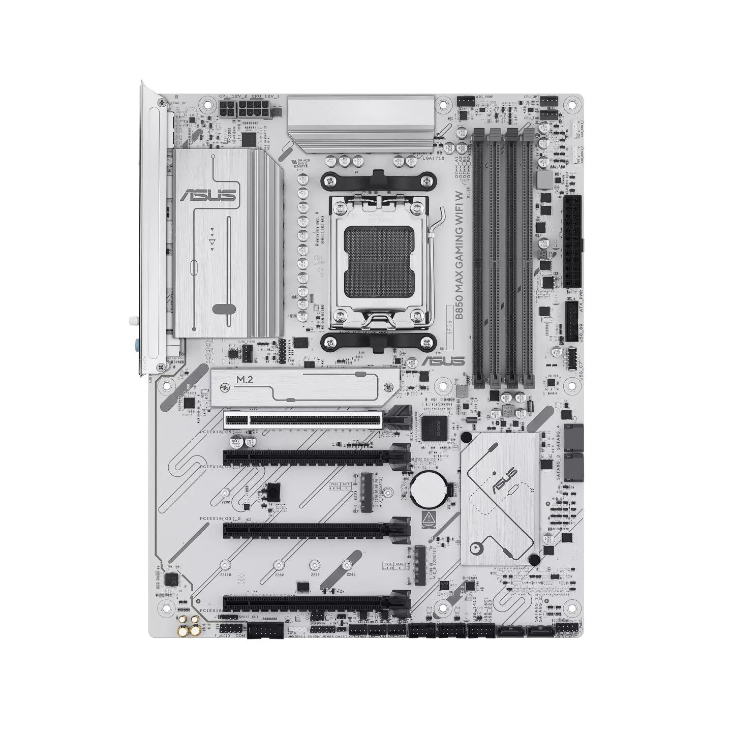 Asus B850 MAX GAMING WIFI W | Processor family AMD | Processor socket AM5 | DDR5 | Supported hard disk drive interfaces SATA, M.