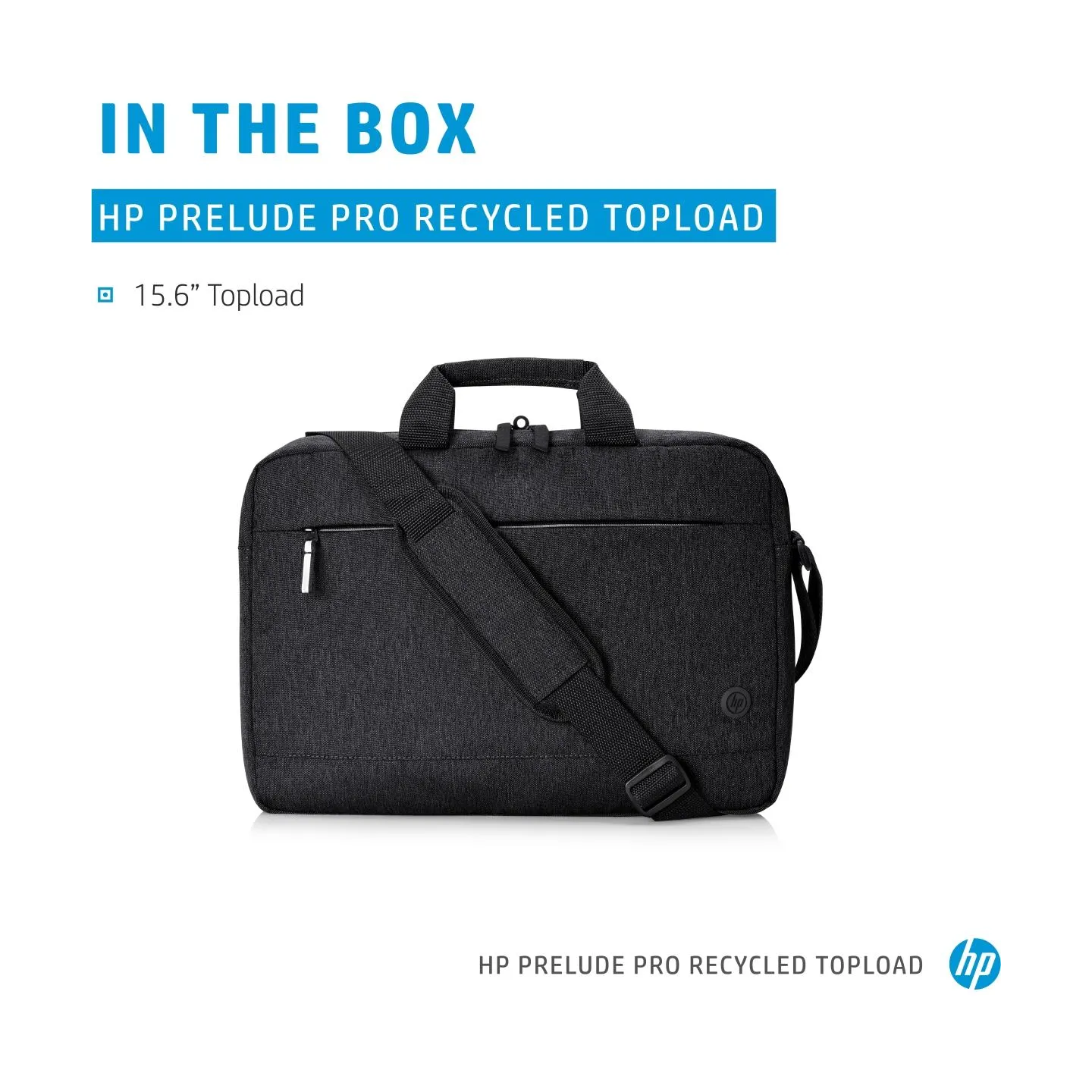 HP Prelude Pro 15.6 Recycled Top Load, Water Resistant, Cable pass-through - Dark Grey / 1X645AA