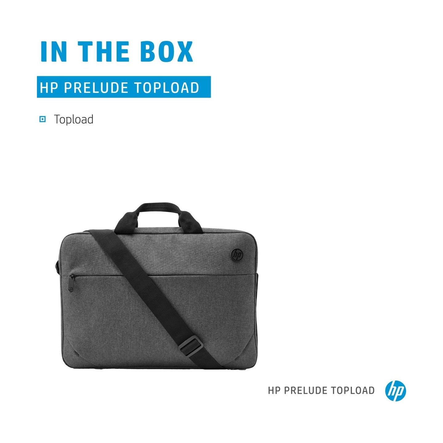 HP Prelude G2 15.6 Top Load, Water Resistant - Grey / 1E7D7AA