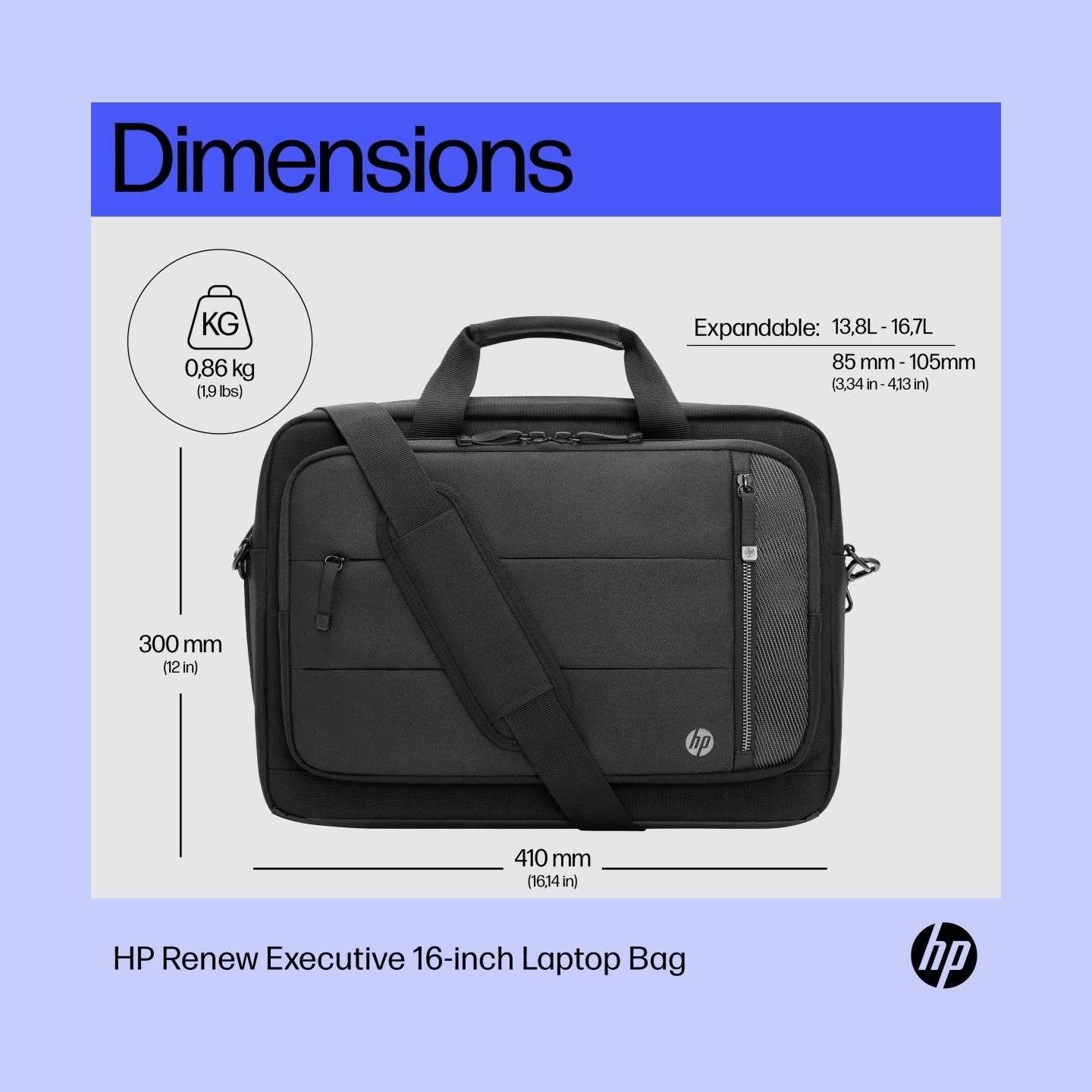 HP Rnw Exec 16i Laptop Bag