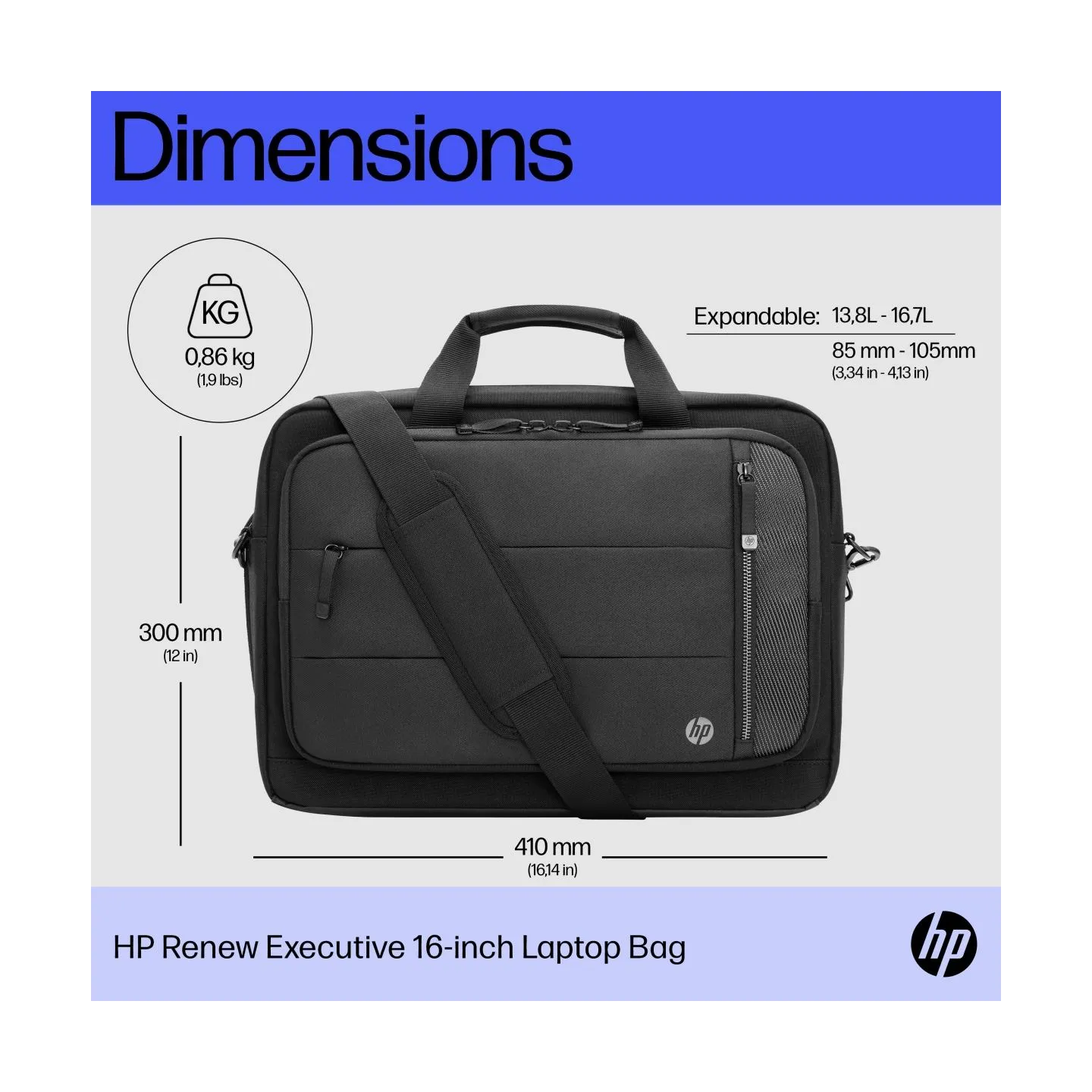 HP Rnw Exec 16i Laptop Bag