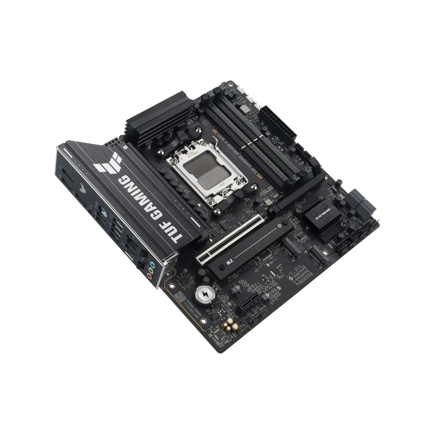 Asus TUF GAMING B850M-E WIFI | Processor family AMD | Processor socket AM5 | DDR5 | Supported hard disk drive interfaces SATA, M