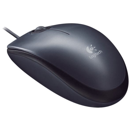 Logitech M90 Corded Mouse - GREY - USB - EWR2