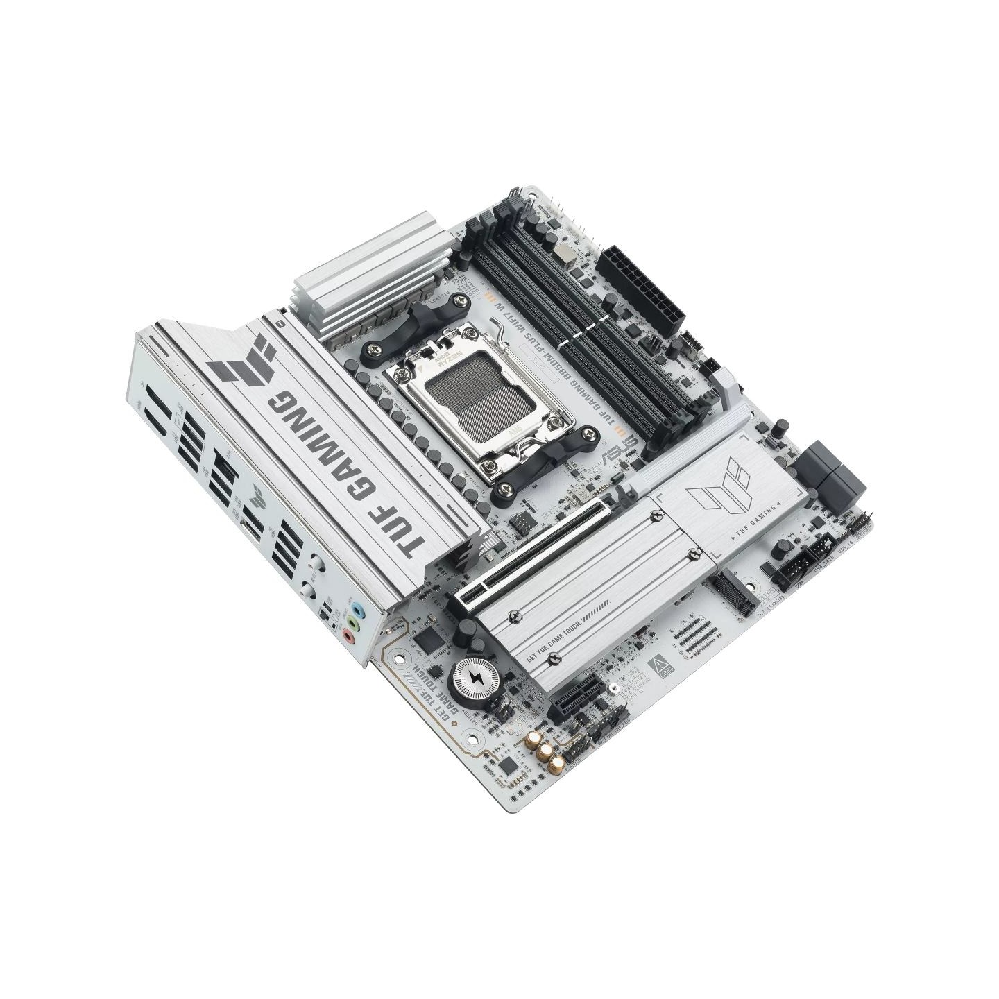 Asus TUF GAMING B850M-PLUS WIFI7 W | Processor family AMD | Processor socket AM5 | DDR5 | Supported hard disk drive interfaces S