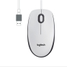 Logitech  Logitech Mouse M100 (910-006764), White / 910-006764