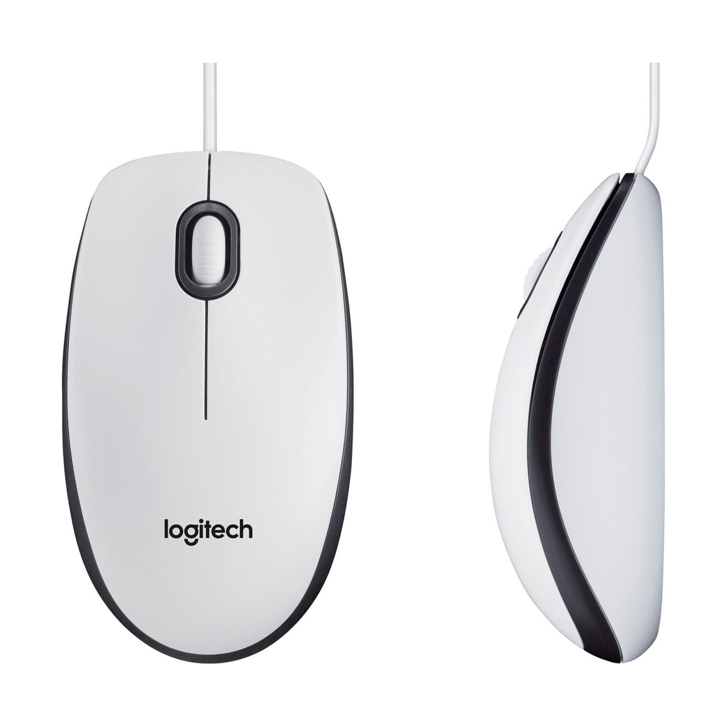 Logitech  Logitech Mouse M100 (910-006764), White / 910-006764